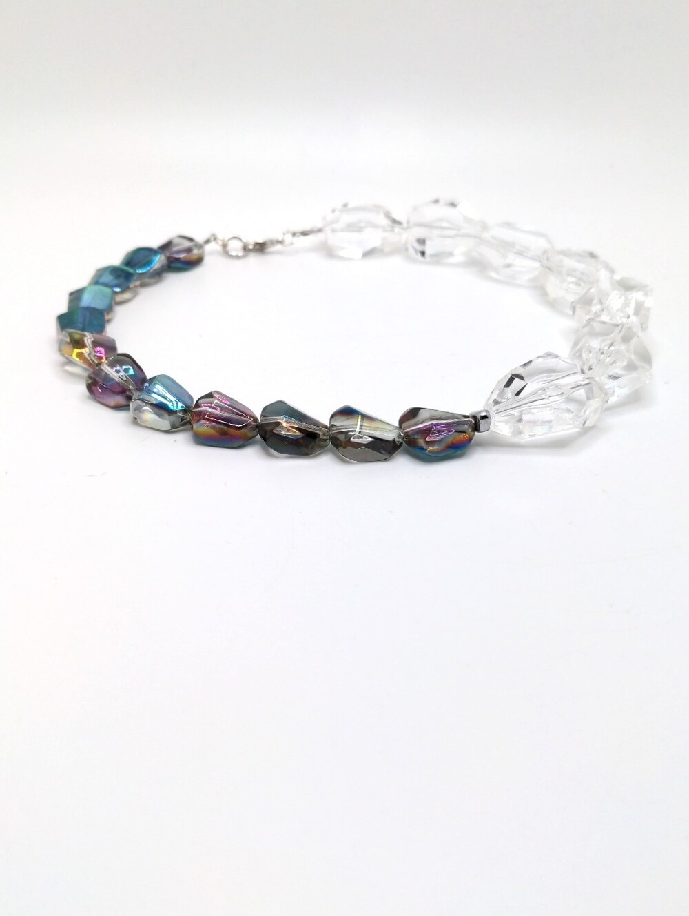 381MIDALANE Crystal Lucite Choker